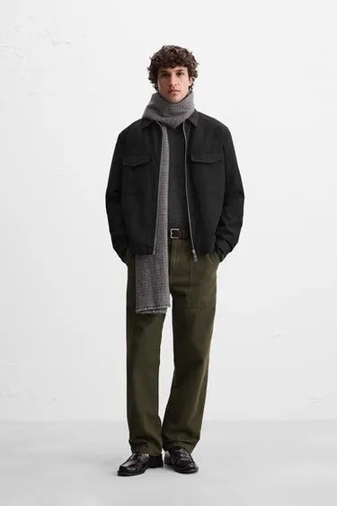 Стеганая куртка-рубашка REGULAR FIT