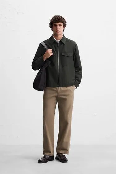 Стеганая куртка-рубашка REGULAR FIT