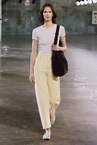 Джинсы WIDE LEG с высокой посадкой — ZW COLLECTION