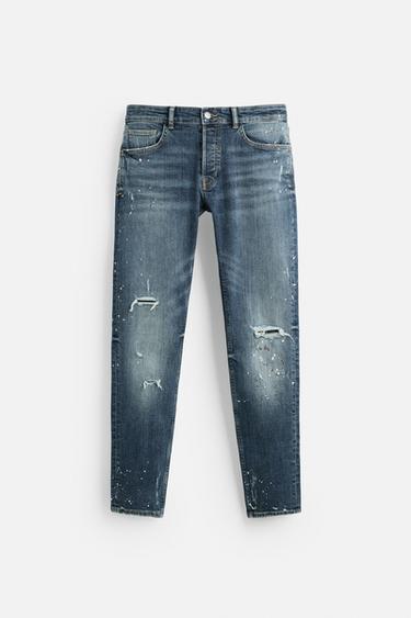 ДЖИНСЫ SKINNY С РАЗРЕЗАМИ