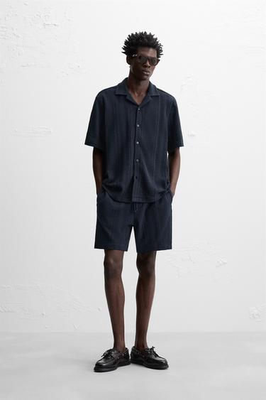 ШОРТЫ JACQUARD В ПОЛОСКУ