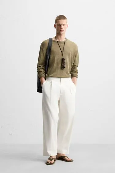 Свитер RELAXED FIT из полупрозрачной ткани