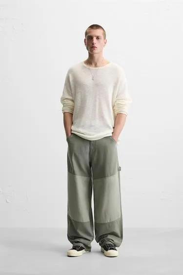 Брюки RELAXED FIT в стиле колор-блок
