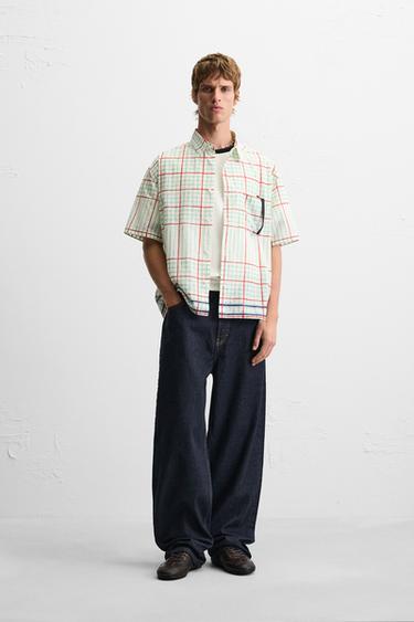 РУБАШКА BOXY FIT В КЛЕТКУ