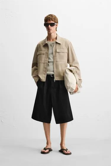Куртка-рубашка REGULAR FIT на молнии