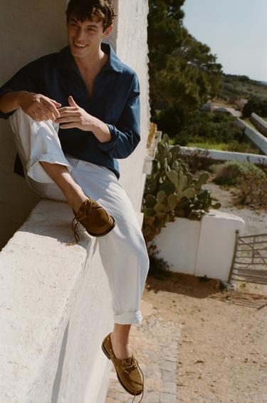 мужские туфли на плоской подошве castellano 1920 x zara