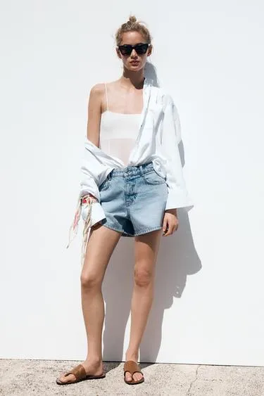 Шорты Z1975 MOM FIT со средней посадкой