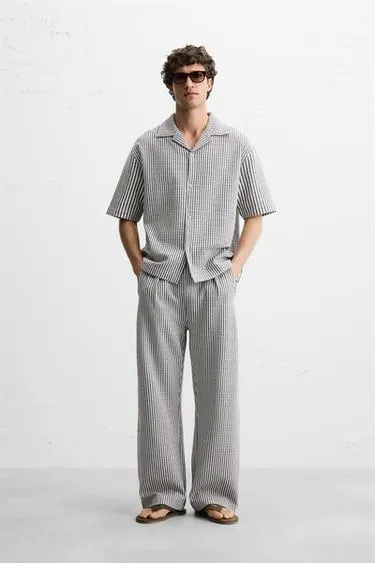 Брюки RELAXED FIT SEERSUCKER