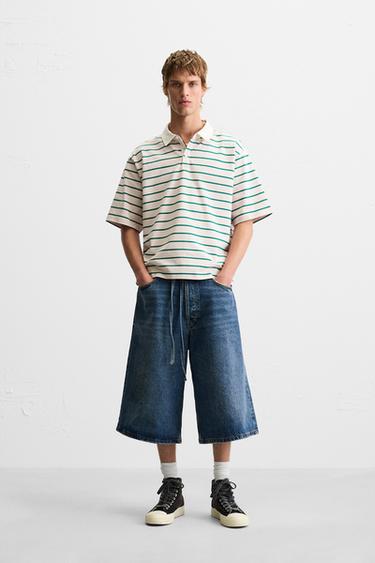 ПОЛО RELAXED FIT В ПОЛОСКУ