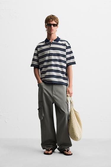 ПОЛО RELAXED FIT В ПОЛОСКУ