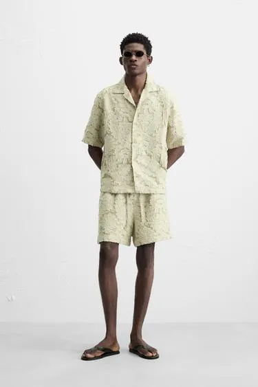 Шорты JACQUARD с геометрическим принтом
