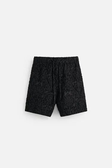 Шорты JACQUARD с геометрическим принтом