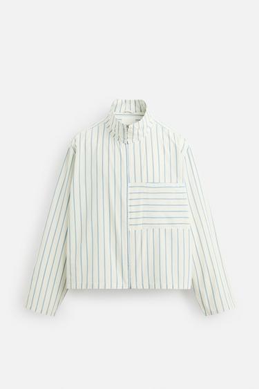 РУБАШКА BOXY-FIT В ПОЛОСКУ