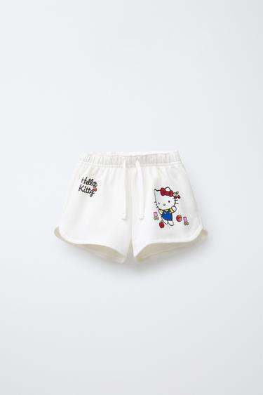 ШОРТЫ ИЗ МЯГКОЙ ТКАНИ С ПРИНТОМ HELLO KITTY © SANRIO