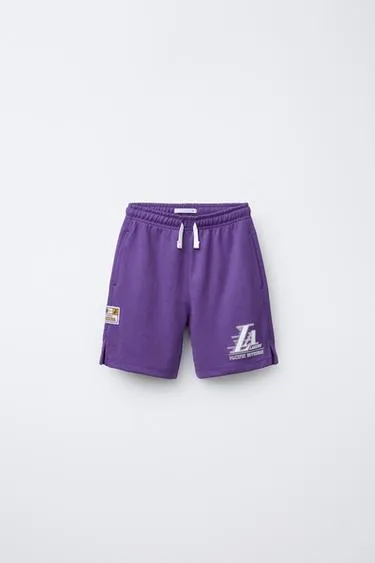 Шорты-бермуды с принтом LAKERS NBA ©