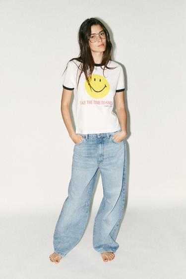ФУТБОЛКА С ПРИНТОМ SMILEY®