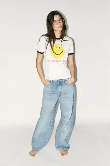 Футболка с принтом SMILEY®