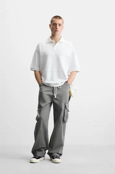 Поло RELAXED FIT из ткани пике
