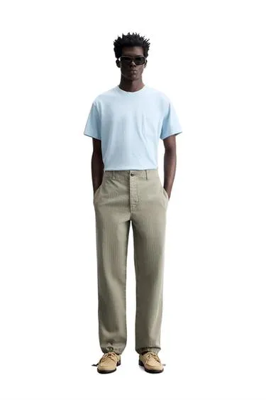 Футболка RELAXED FIT из ткани с эффектом потертости