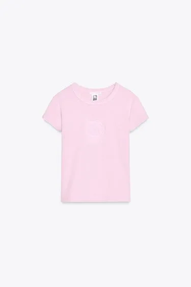 Футболка из ткани с эффектом потертости с принтом HELLO KITTY © 2025 SANRIO T-SHIRT