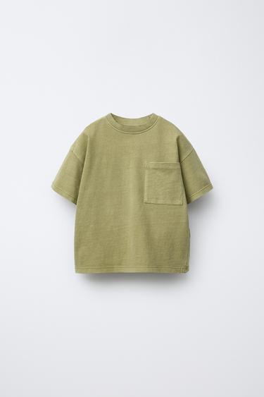 ФУТБОЛКА GARMENT DYE С КАРМАНОМ