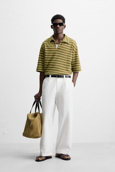 ПОЛО RELAXED FIT В ПОЛОСКУ