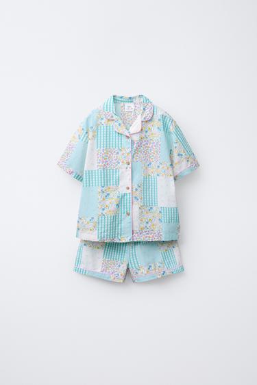 Zara 6-14 лет/пижама пэчворк и бермуды купить с доставкой.