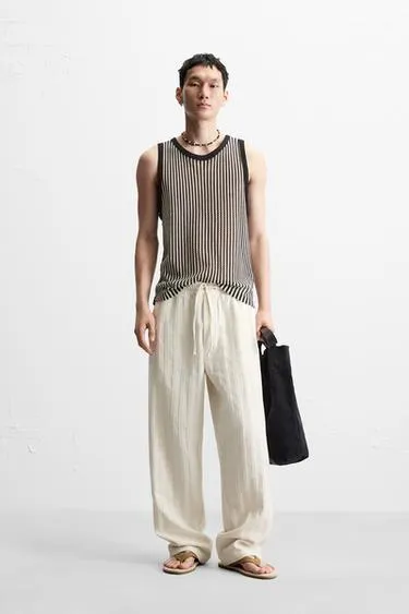 Брюки JACQUARD в полоску
