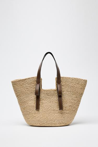 Zara Сумка плетеная BRAIDED SHOPPER