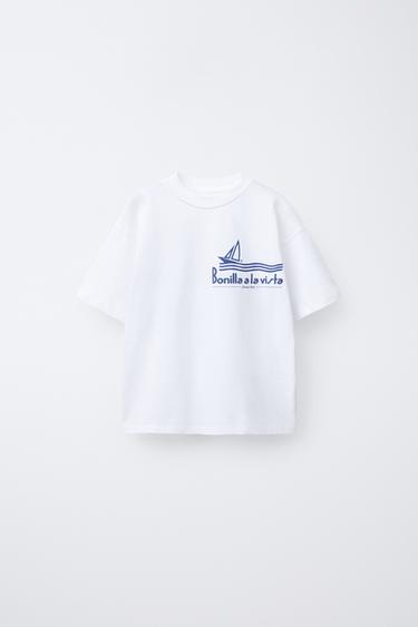 Футболка с принтом bonilla a la vista ® x zara