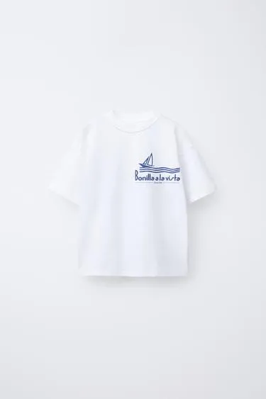 Футболка с принтом BONILLA A LA VISTA ® X ZARA