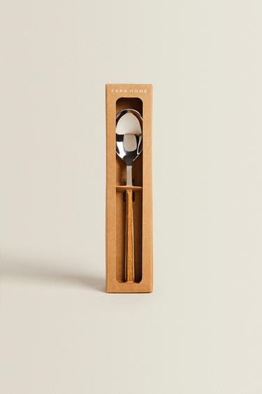 Zara Набор ложек с деревянными ручками (набор из 4 штук)
