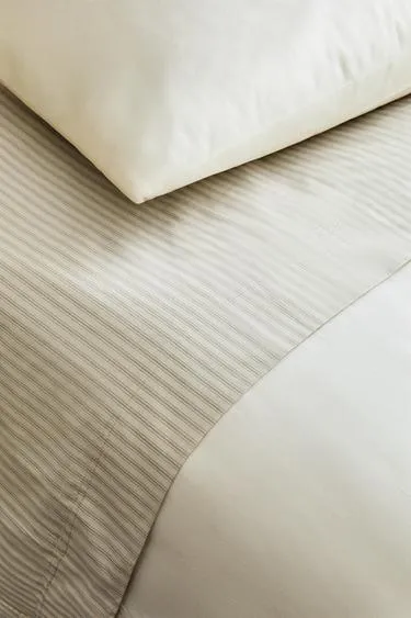 CHILDREN'S STRIPED FLAT SHEET