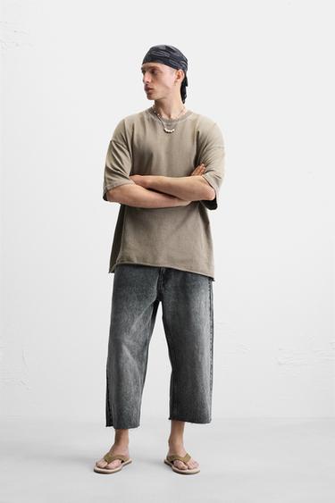 ДЖИНСОВЫЕ ШОРТЫ RELAXED FIT WIDE-LEG