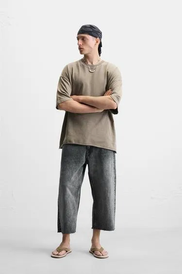 Джинсовые шорты RELAXED FIT WIDE-LEG