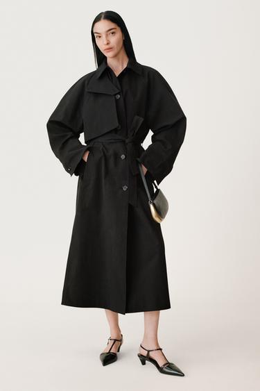 Zara Хлопковый тренч — 50TH ANNIVERSARY купить с доставкой.