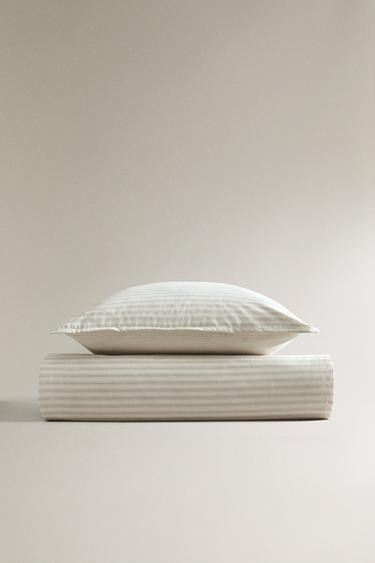 Zara Детское одеяло с полосатым узором, обратимое