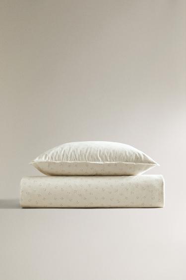 Zara Детское мини-наволочка из хлопка с цветочным узором