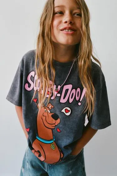 Футболка с эффектом потертости и принтом SCOOBY DOO ™