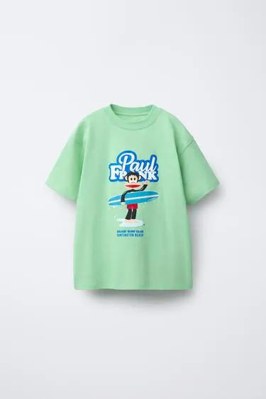 Футболка с рельефным принтом «серфинг» PAUL FRANK ®