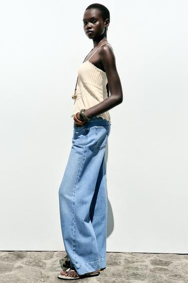 ДЖИНСЫ Z1975 WIDE LEG HIGH WAIST С ПУГОВИЦАМИ