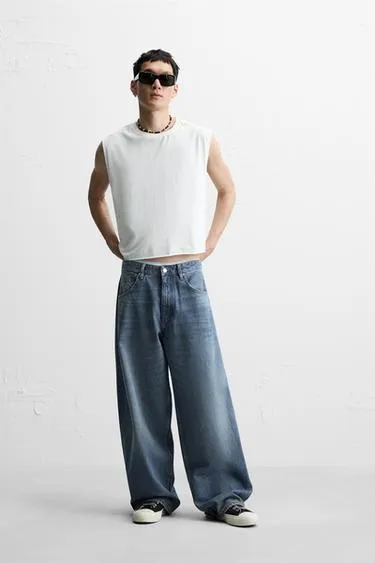 Джинсы WIDE-LEG BALLOON FIT