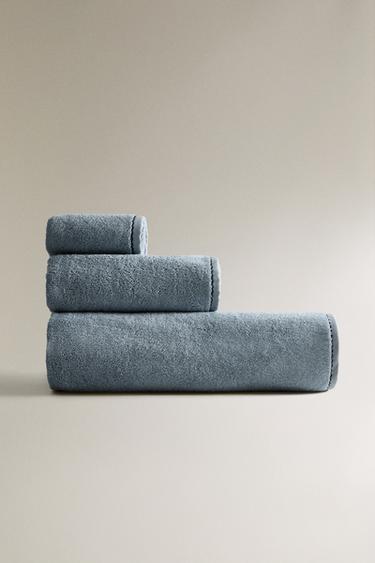 Zara Полотенце для ванны с кружевным стежком купить с доставкой.