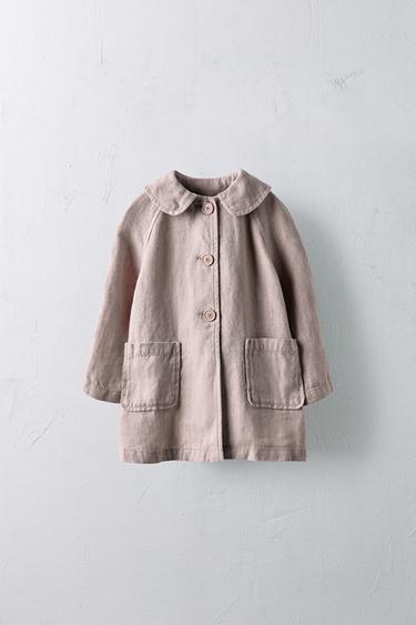 Zara Тренч LIMITED EDITION из 100% льна купить с доставкой.