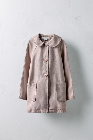 Zara Тренч из 100% льна ограниченной коллекции для детей 6-10 лет купить с доставкой.