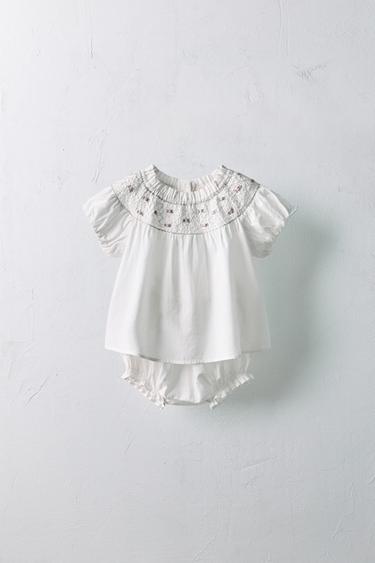 Zara Комплект рубашки и плавок LIMITED EDITION с вышитыми цветами от 1 месяца до 3 лет купить с доставкой.