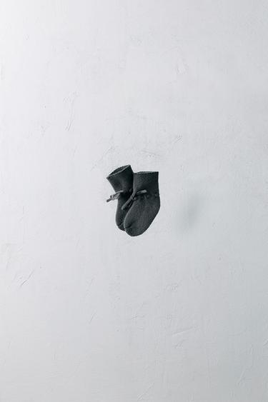 Zara Детские ботиночки из 100% кашемира лимитированной коллекции (1-12 месяцев) купить с доставкой.