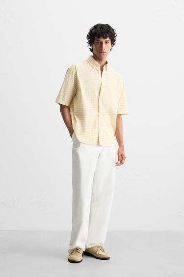 РУБАШКА RELAXED FIT В КЛЕТКУ