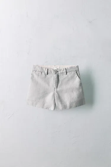 Бермуды из льняной смеси LIMITED EDITION