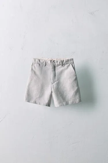 Бермуды из льняной смеси LIMITED EDITION